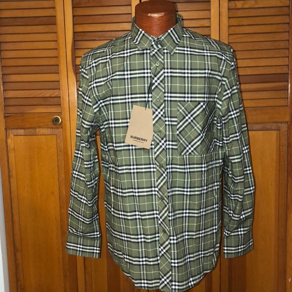 Burberry Other - Burberry Canwell Plaid Button Front Dress Shirt